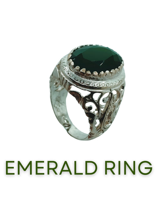 EMRALD MEN RING premium 925