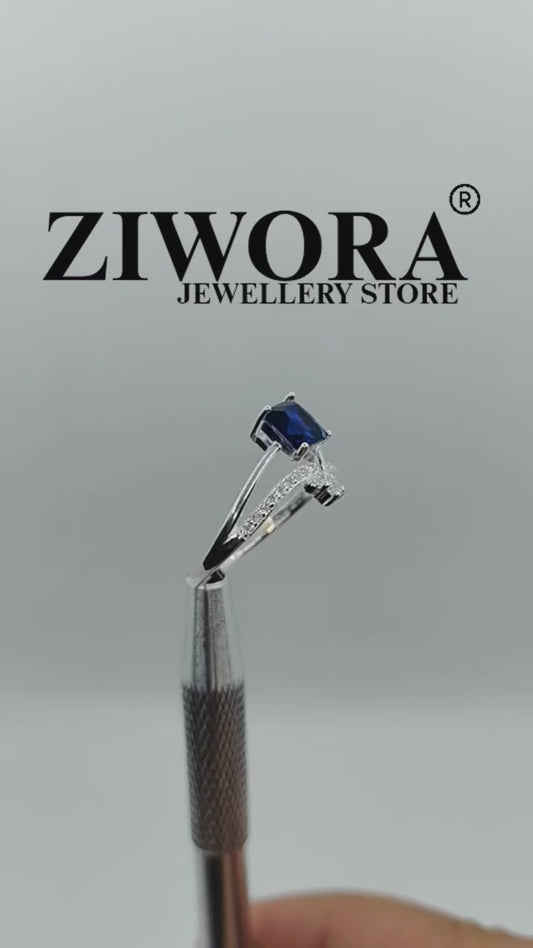 MOONLIT SAPPHIRE premium silver 925