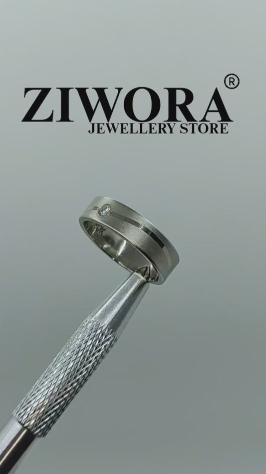 GLOWING RING premium 925 white gold plated